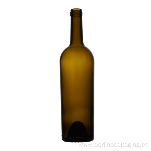 750ml Glass Claret Wine Bottle